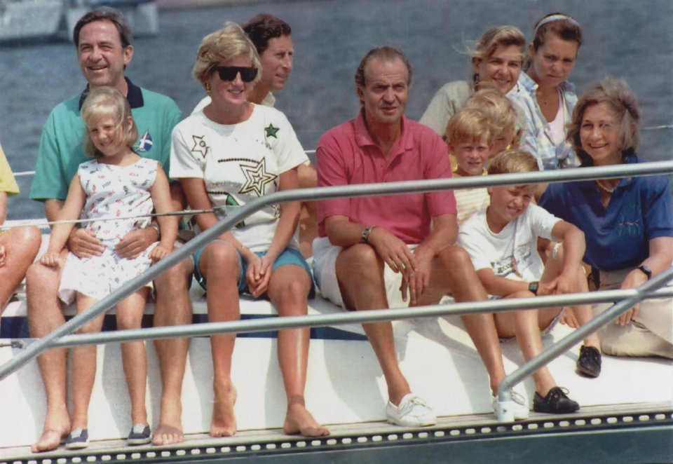 Princess Diana, who holidayed with the Spanish royals, described Juan Carlos as 'a little too attentive'