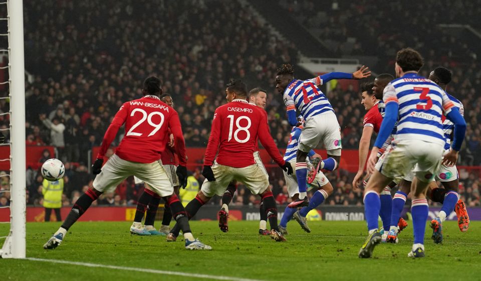 Amadou Salif Mbengue scored a consolation goal for Reading from a corner