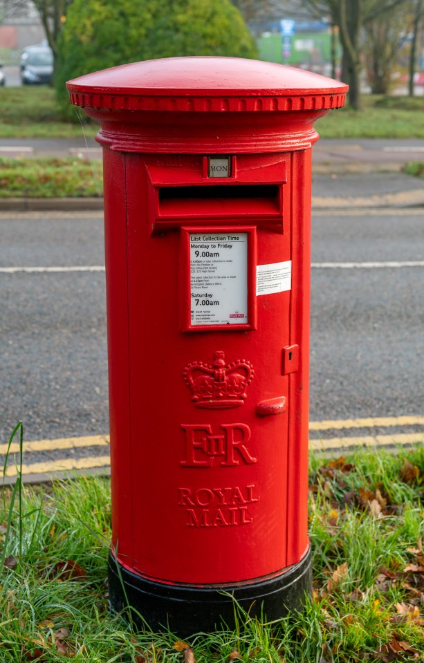 Postboxes often have letters on the front of them with a meaning that most people don't know