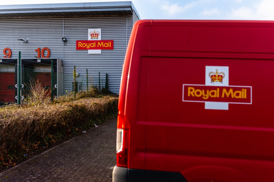 The Royal Mail website appears to be down