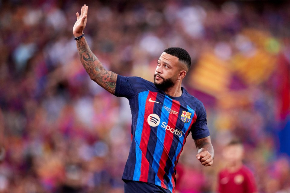 Memphis Depay has been heavily linked with a Barcelona exit