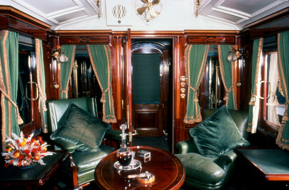 Edward VII's green velvet saloon