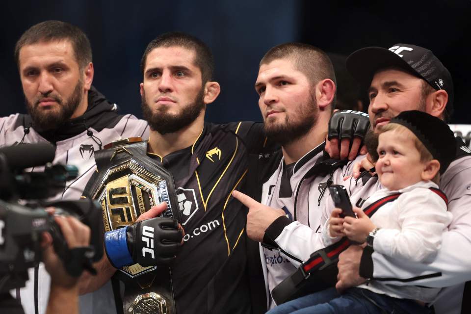 Khabib, 34, helped Islam Makhachev to UFC glory last year