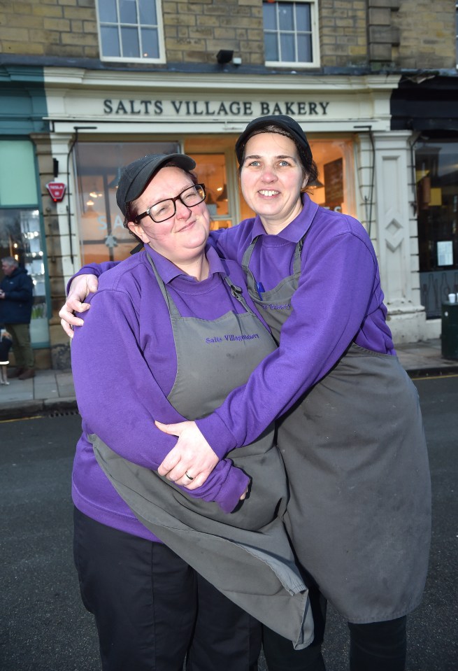 Salts Village Bakery Manager Judith Taylor and co-worker Louise Atkin say Saltaire has 'got everything you could need'