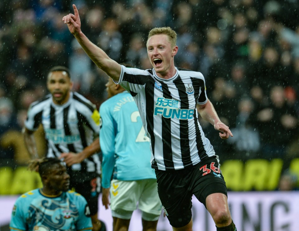 Sean Longstaff celebrated like Newcastle legend Alan Shearer as he sent the Magpies to Wembley