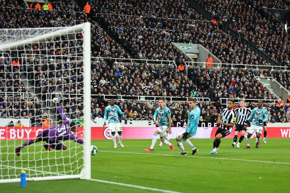 Longstaff coolly slotted Newcastle ahead less than five minutes into the game