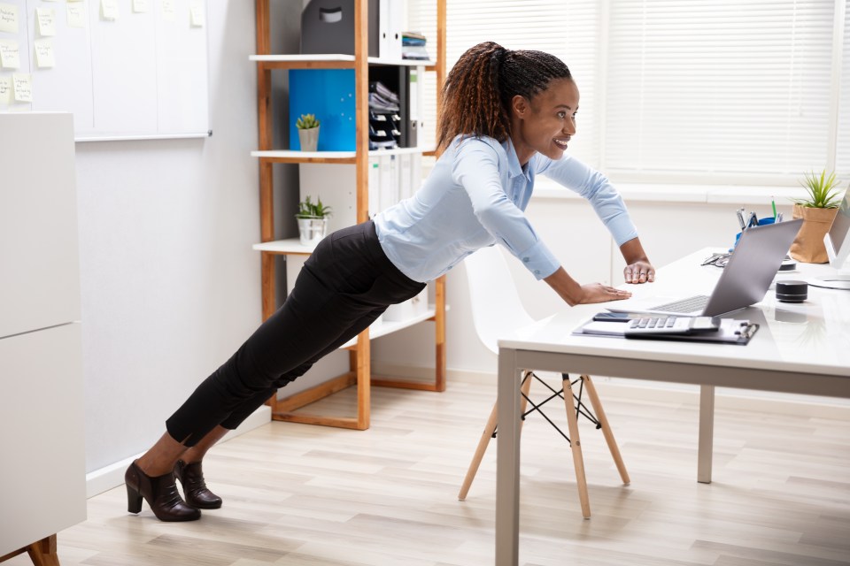 You can even workout while working from home