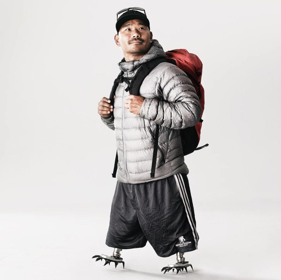 Despite his terrible injuries, Hari Budha Magar has set his sights on climbing Everest, the world’s highest mountain at 29,032ft