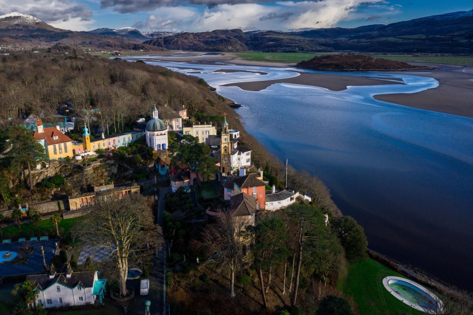 Destinations such as Portmeirion, Wales are on the bucket list for Brits