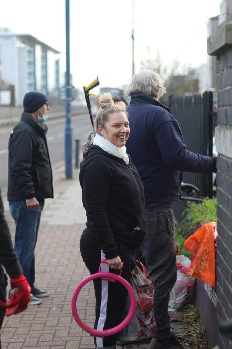 Stephanie Hansen volunteered at the Cranford Action Group