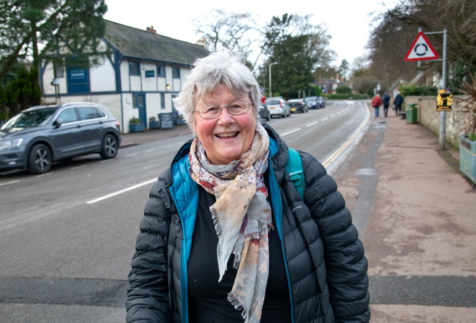 Retired librarian Maggie said the village is a lovely place to live