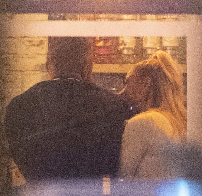 Tyler and Molly look very close in a bar after the latest leg of their Strictly tour