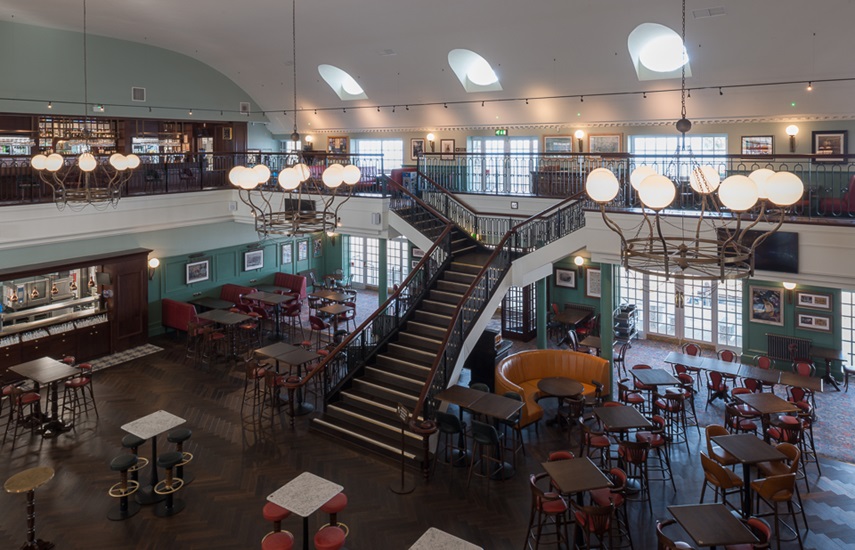 The grade II listed building is a former dilapidated pavilion in Ramsgate