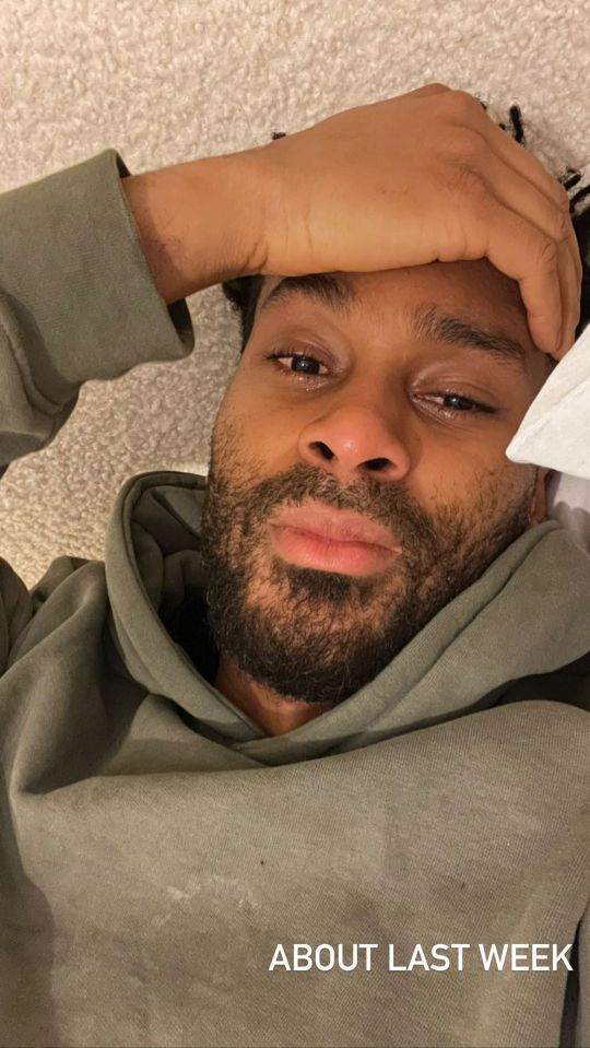 Teddy Soares broke down in tears on Instagram last month