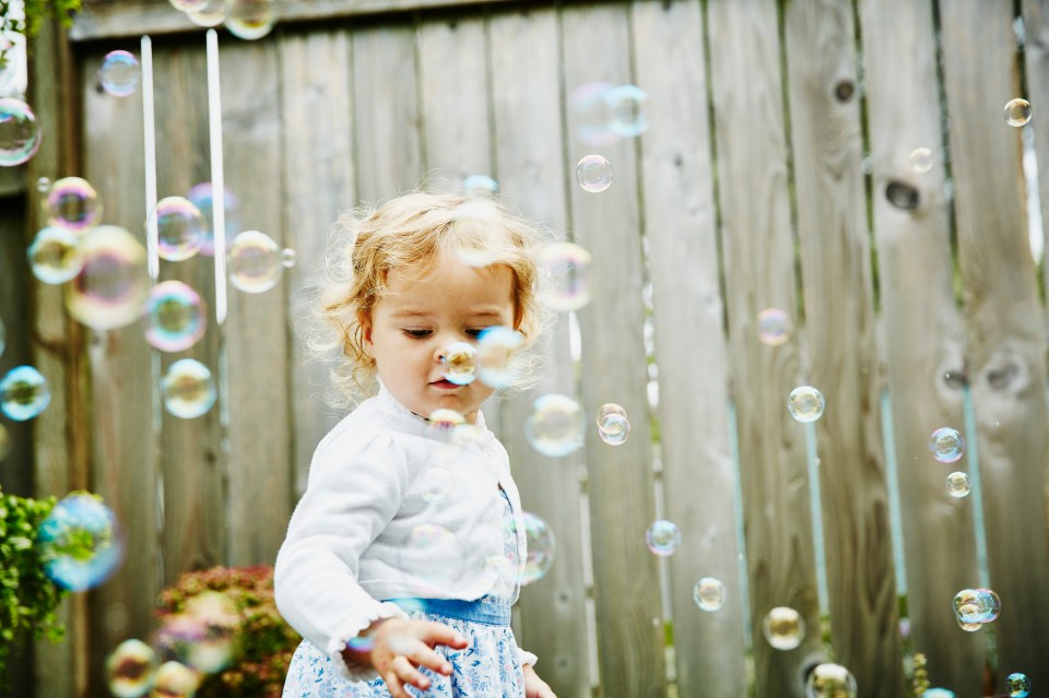 Whatever their age, all kids seem to love playing with bubbles