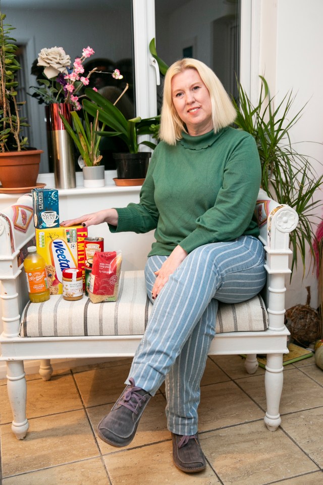 Vicky Johnson saves nearly £500 a year thanks to her local food club, where she picks up family essentials for free