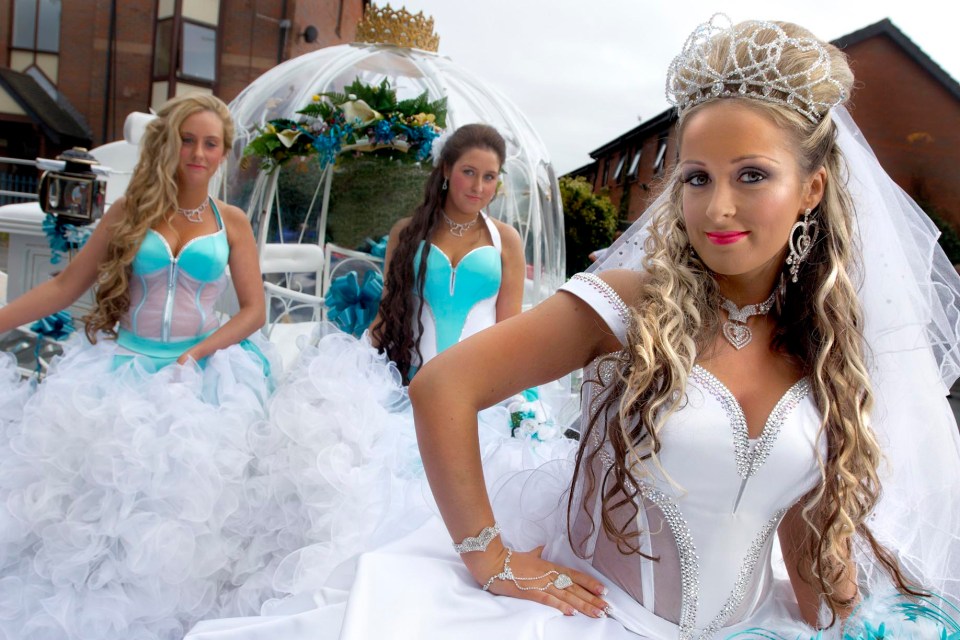 An extravagant wedding for the TV show in Salford in 2013