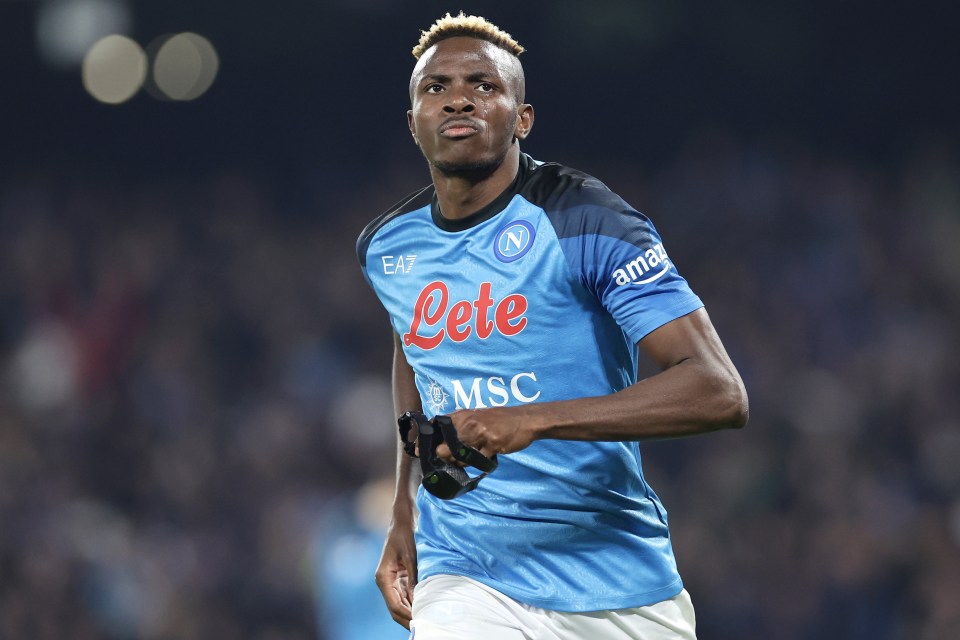 Victor Osimhen is being linked with a move from Napoli to Chelsea