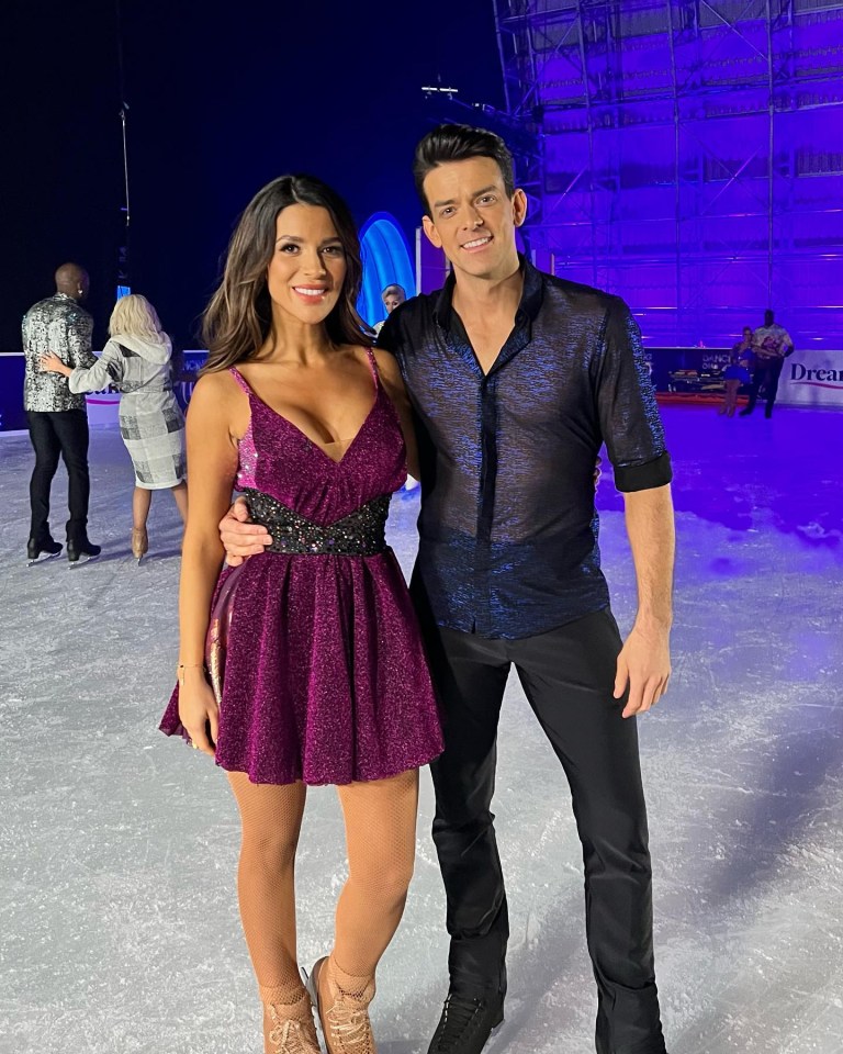 The star is currently taking part on Dancing On Ice