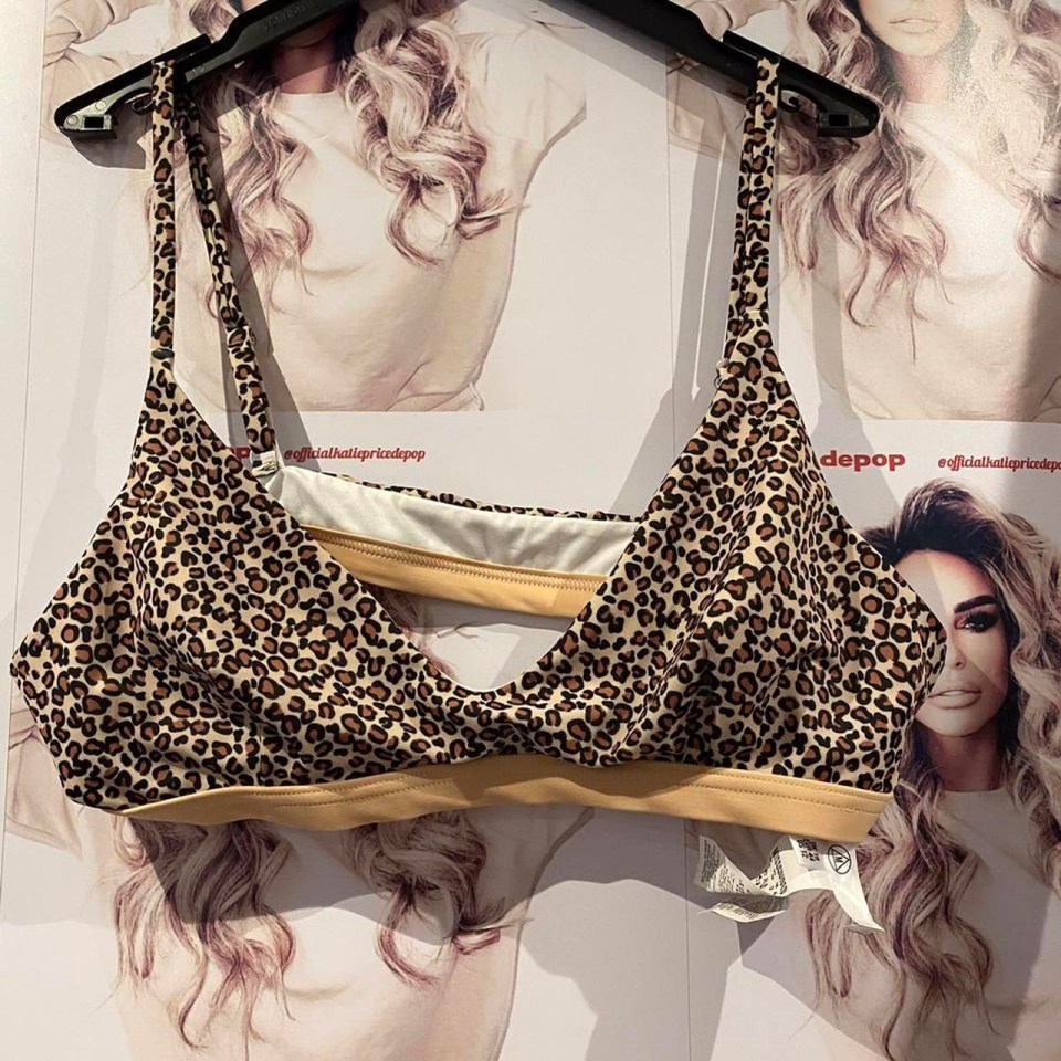 The reality star has taken to Depop to sell her old bras and swimming tops