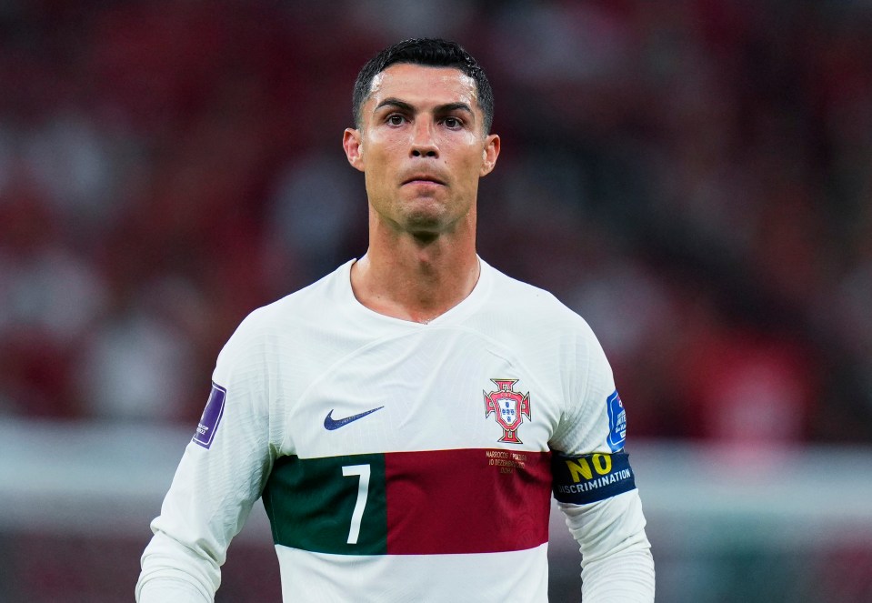 Cristiano Ronaldo wore Portugal's captain's armband in Qatar