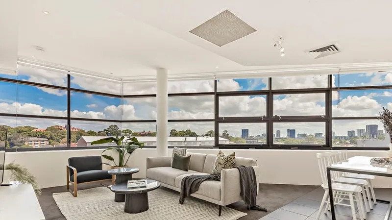 The couple live together in a plush Sydney penthouse