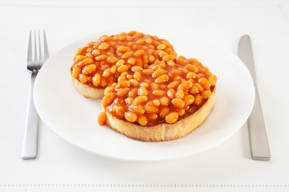 There is an alternative way to plate up beans on toast