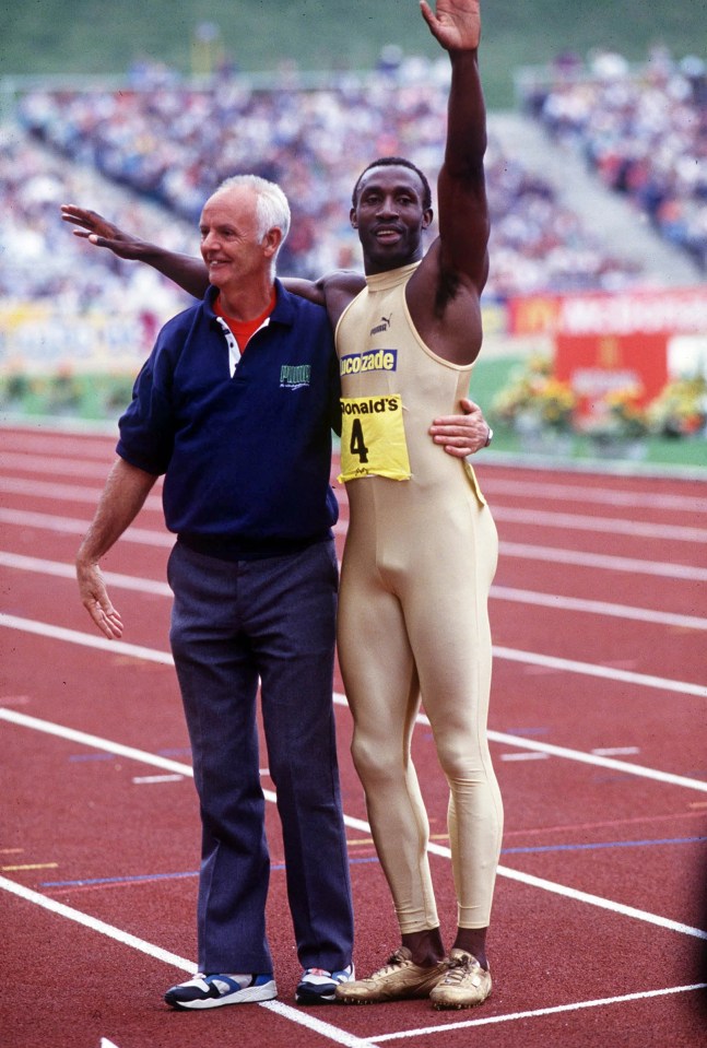 Linford Christie has announced his former coach Ron Roddan has died