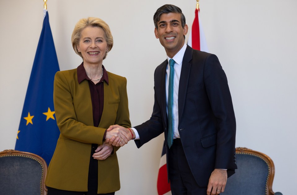 The PM is ready to shake on a new deal with EU boss Ursula von der Leyen