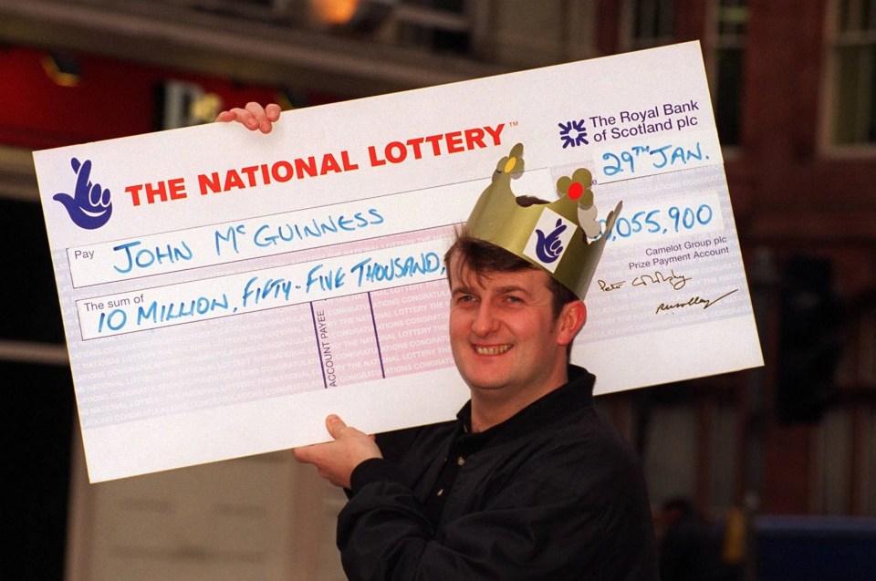 John McGuinness lived on a council estate before winning a £10million jackpot