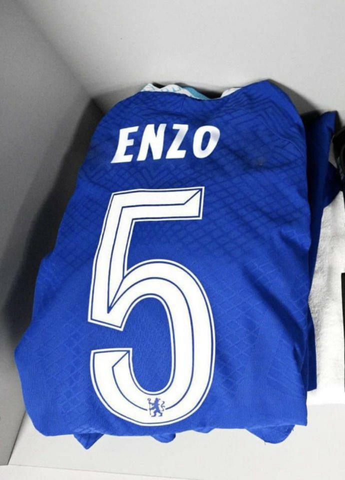 Enzo Fernandez’s Chelsea shirt number will be 5