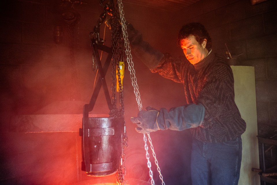 Tom Cullen in TV’s The Gold as Palmer, who was found to have a smelter stashed in his garden shed