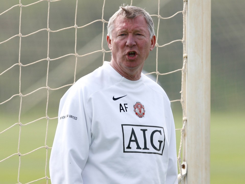 Sir Alex Ferguson hit one of his old Man Utd defenders with a cricket bat