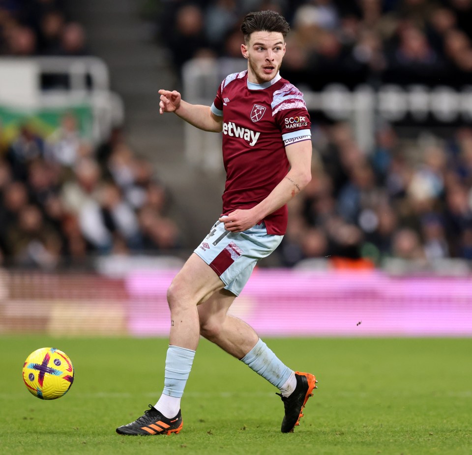 West Ham boss David Moyes expects Declan Rice to be a British transfer record