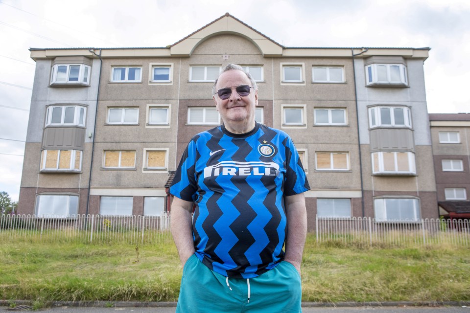 Nick has eight blocks of flats all to himself after the other residents moved out