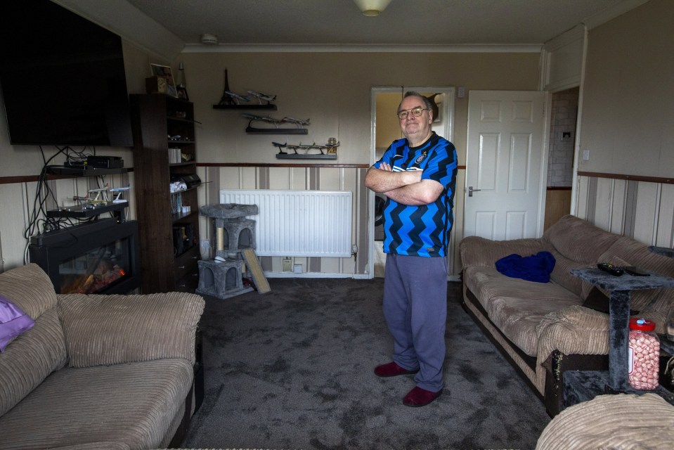 Nick has defied a compulsory purchase order from the local council by redecorating his flat