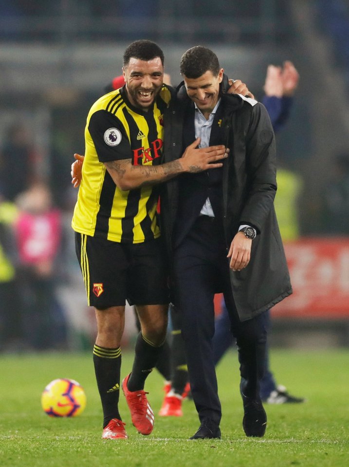 Troy Deeney is a fan of his former manager Javi Gracia