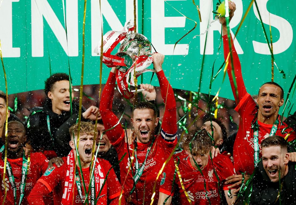 Liverpool won the Carabao Cup last year