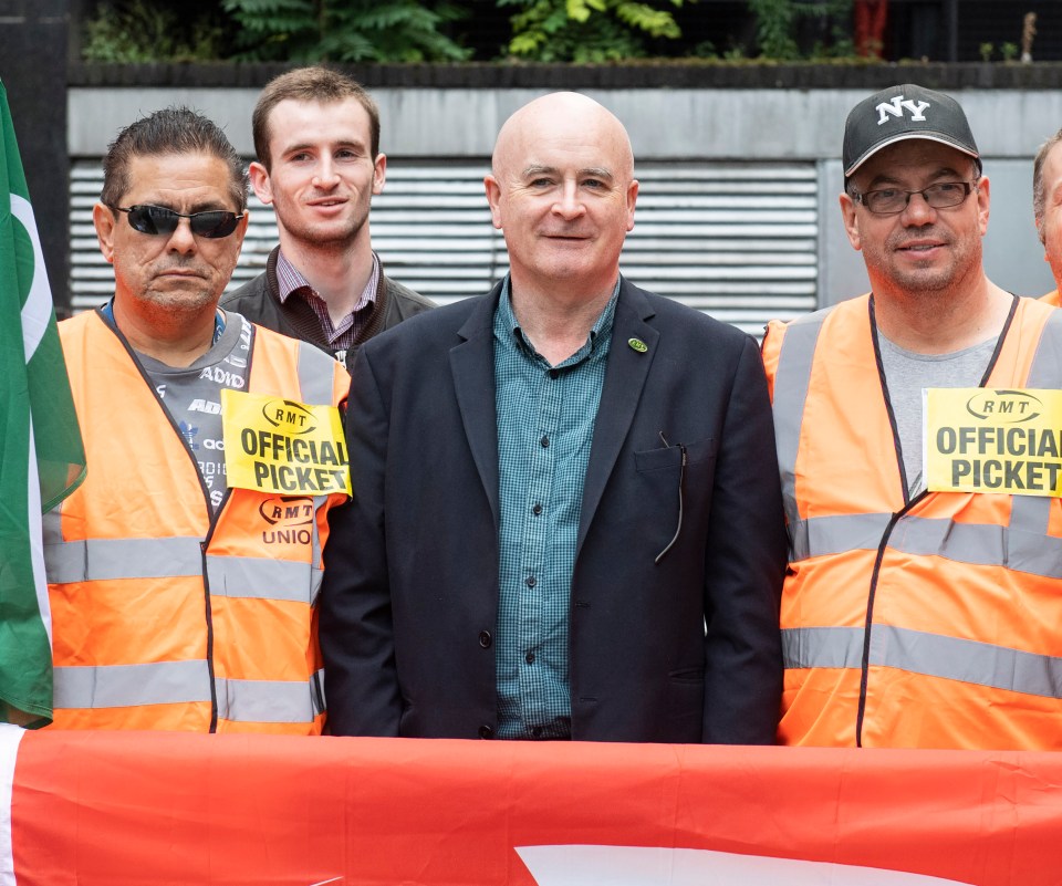 A leaked RMT memo shows chief Mick Lynch being lobbied by officials 'to work for the suppression of the capitalist system by a socialistic order of society'