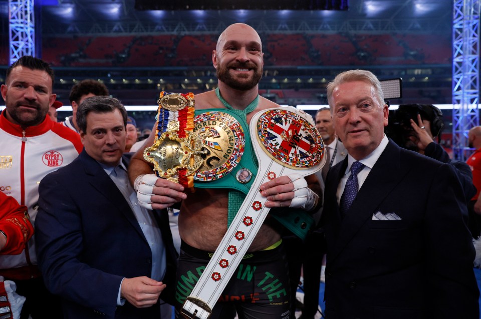 Frank Warren has given an update on Tyson Fury vs Oleksandr Usyk