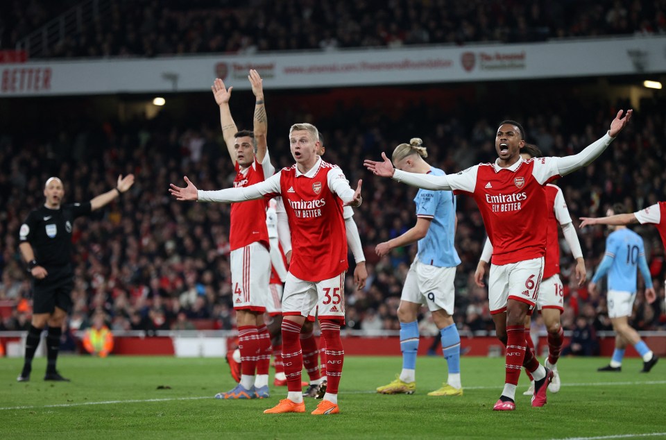 Arsenal lost to Manchester City in a crucial clash at the Emirates