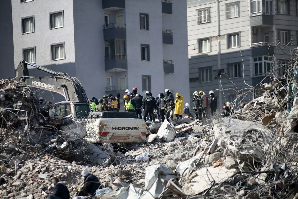 The building where Atsu and sporting director Taner Savut lived