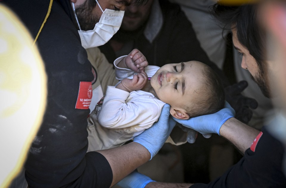 2-year-old Aliye Dagli was rescued after 133 hours in the rubble