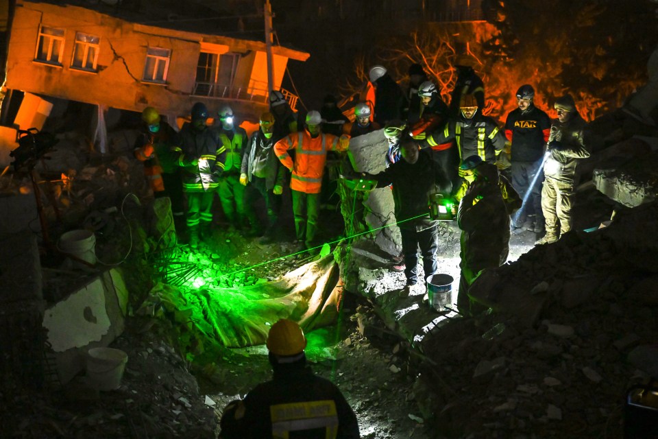 Rescuers continue to search for survivors in the wreckage