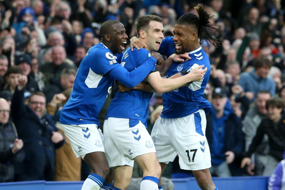 The strike secured a win for the relegation-threatened Toffees