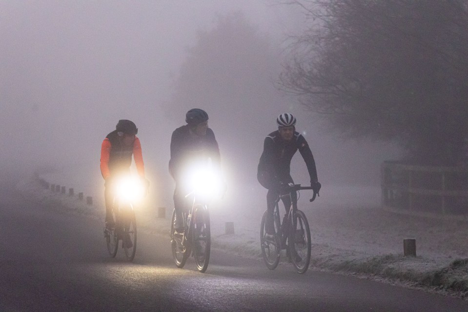 Brits battled through dense fog in London this week