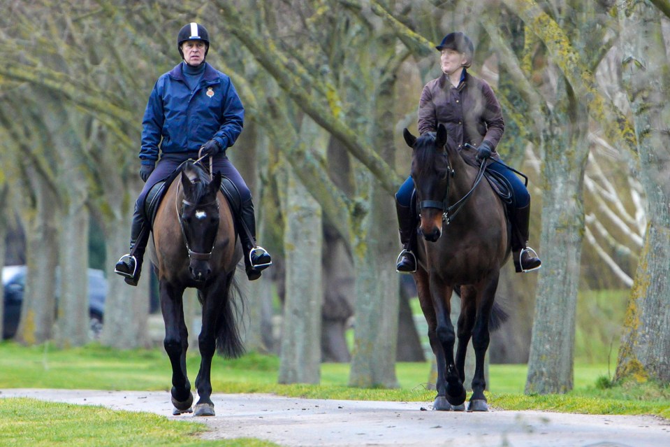 The Duke of York lives in the £30m Windsor property with his ex-wife Fergie