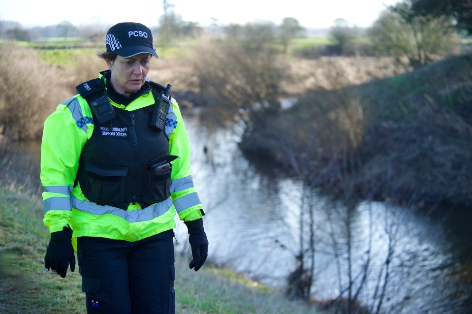 Cop seen patrolling the area where Nicola vanished