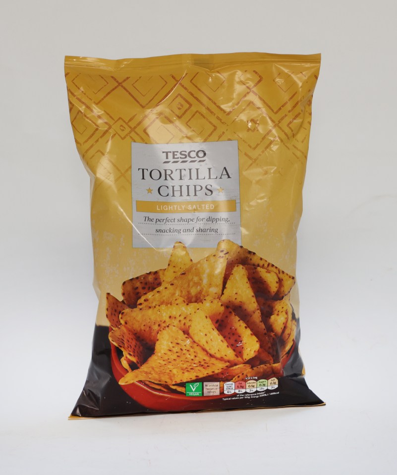 Tesco's chips were a little greasy and too salty