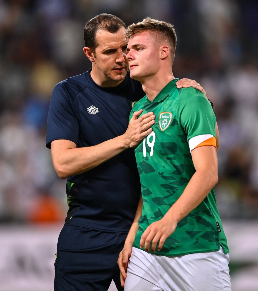 The ex-defender had also been working with Ireland's U21s